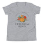 Freedom Kind Anti - Tyranny Spring Flowers Youth Short Sleeve T-Shirt - Image #8