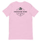 Freedom Kind Anti - Tyranny Liberty Bell American Flag Logo T-shirt - Image #13