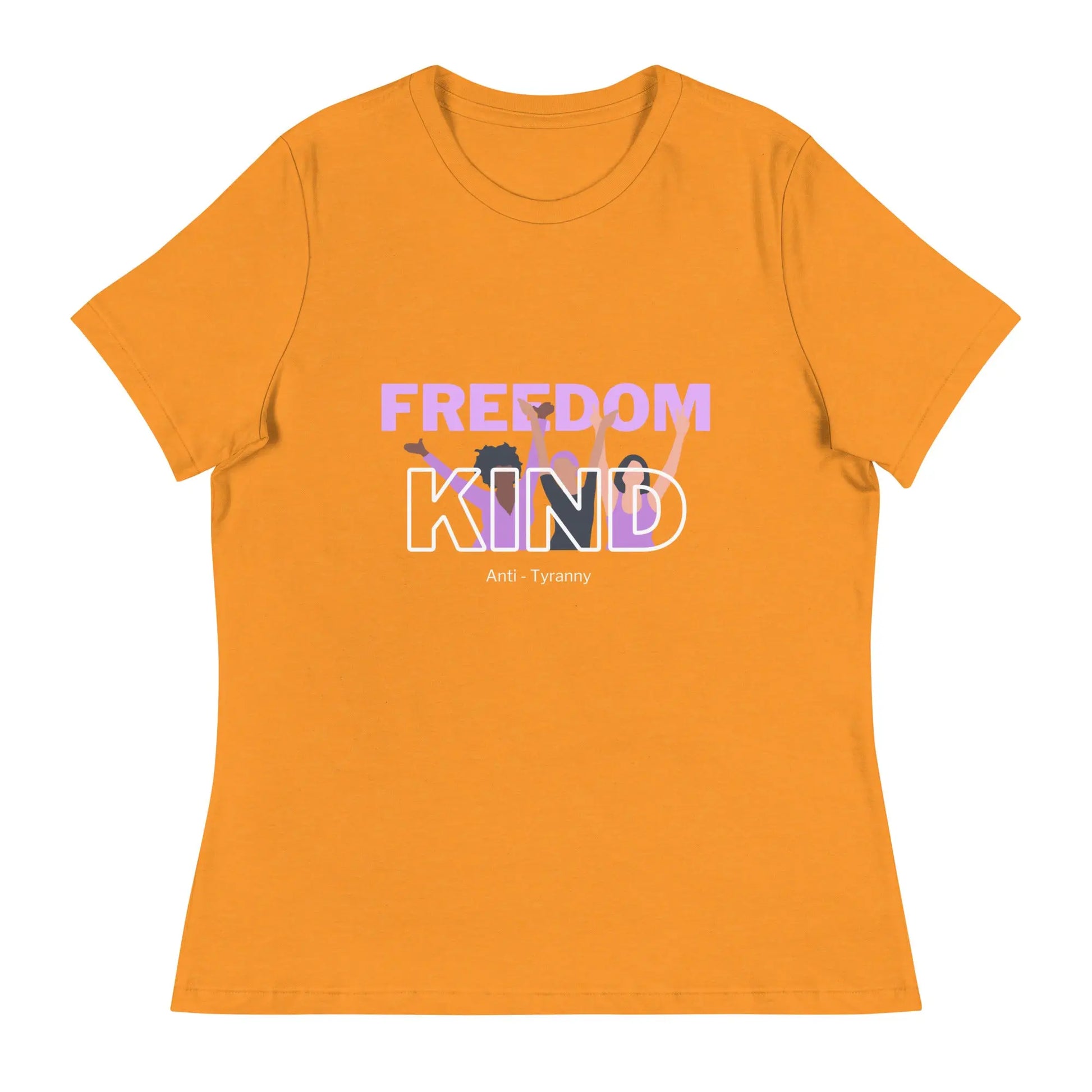 Women's Relaxed T-Shirt: Anti-Tyranny Celebration | Freedom Kind Apparel - Image #6