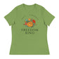Freedom Kind Anti - Tyranny Spring Flowers Women's Relaxed T-Shirt - Image #8