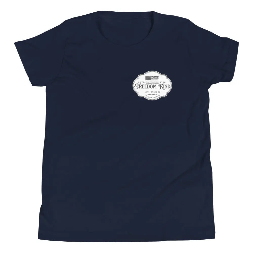 Anti-Tyranny 'Premium Quality' Youth Short Sleeve T-Shirt | Freedom Kind Apparel - Image #4
