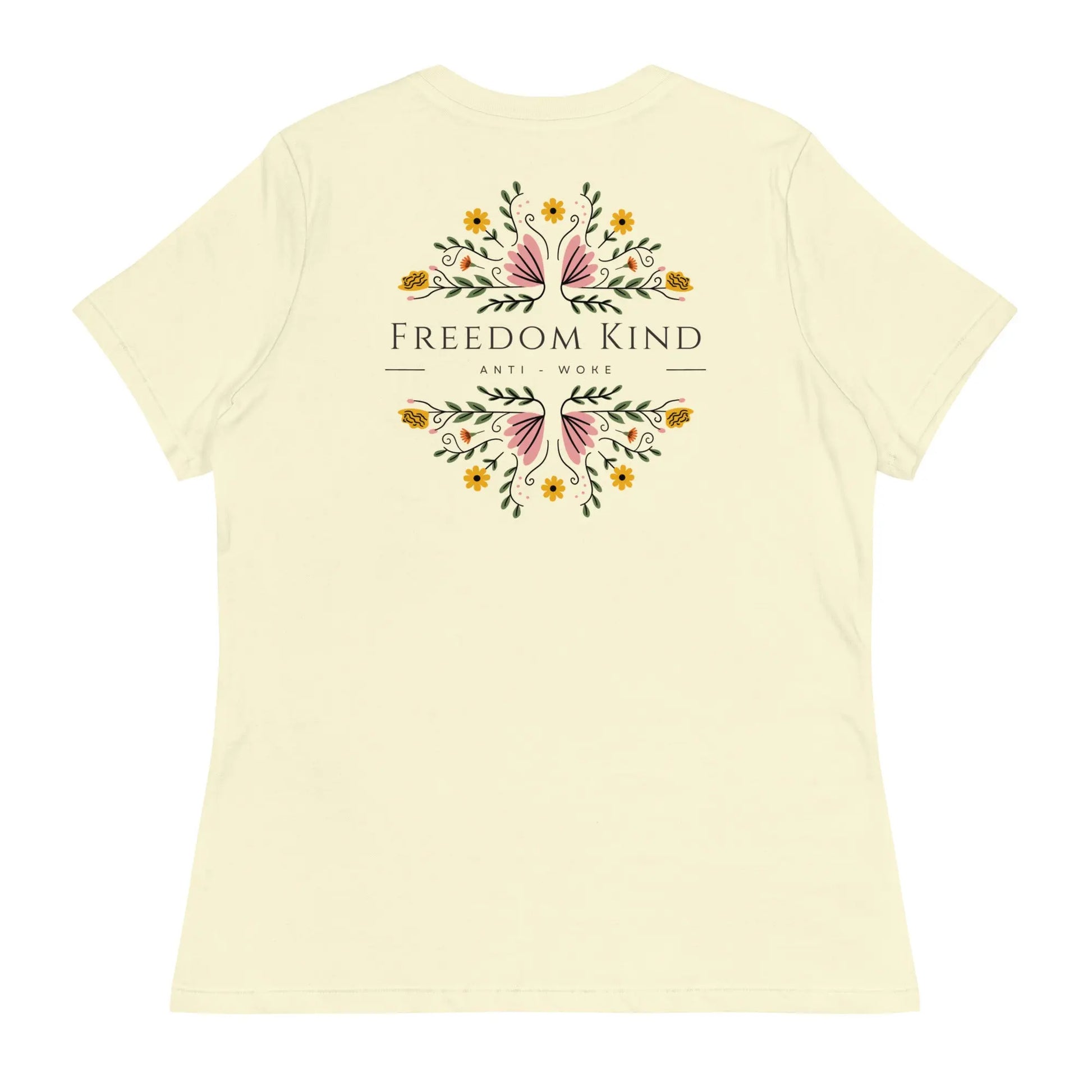 Freedom Kind Anti - Woke Women's Relaxed T-Shirt - Image #30