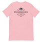 Freedom Kind Anti - Tyranny Liberty Bell American Flag Logo T-shirt - Image #21