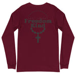 Unisex Long Sleeve Tee with Rosary Design | Freedom Kind Apparel - Image #3