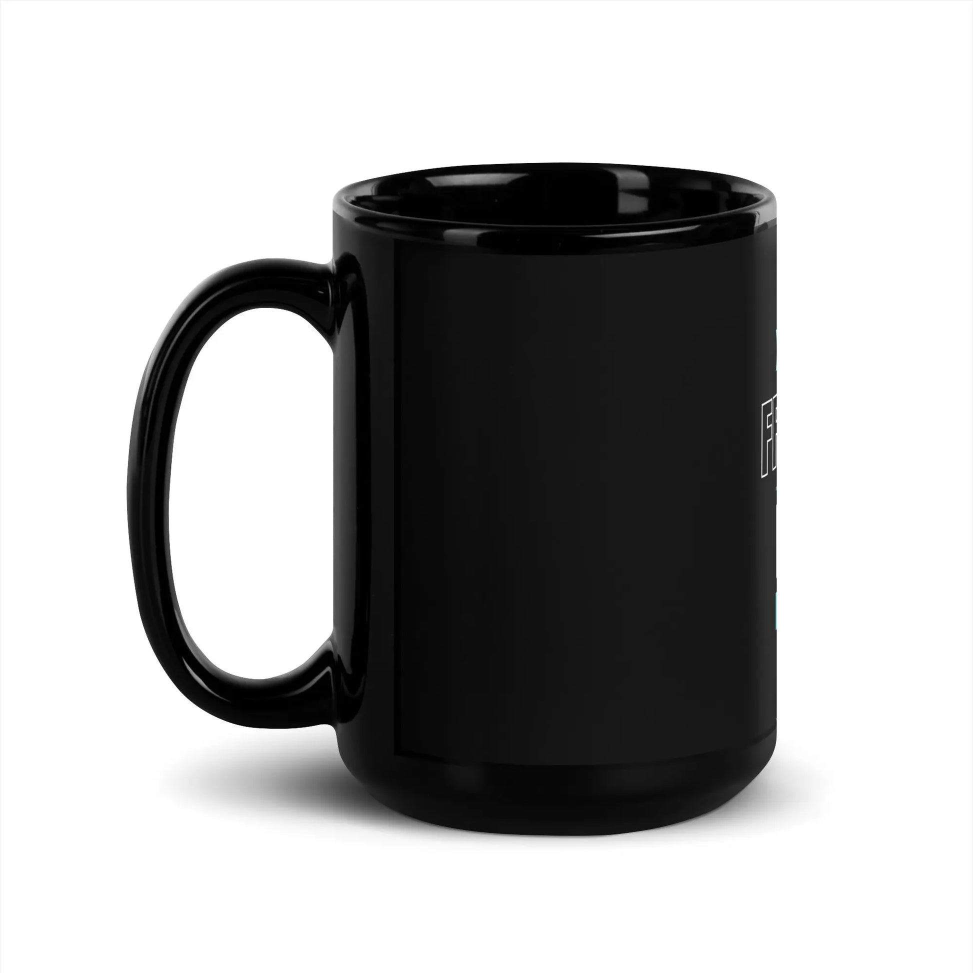Black Glossy Mug with 'Freedom Is My Weapon' | Freedom Kind - Image #4