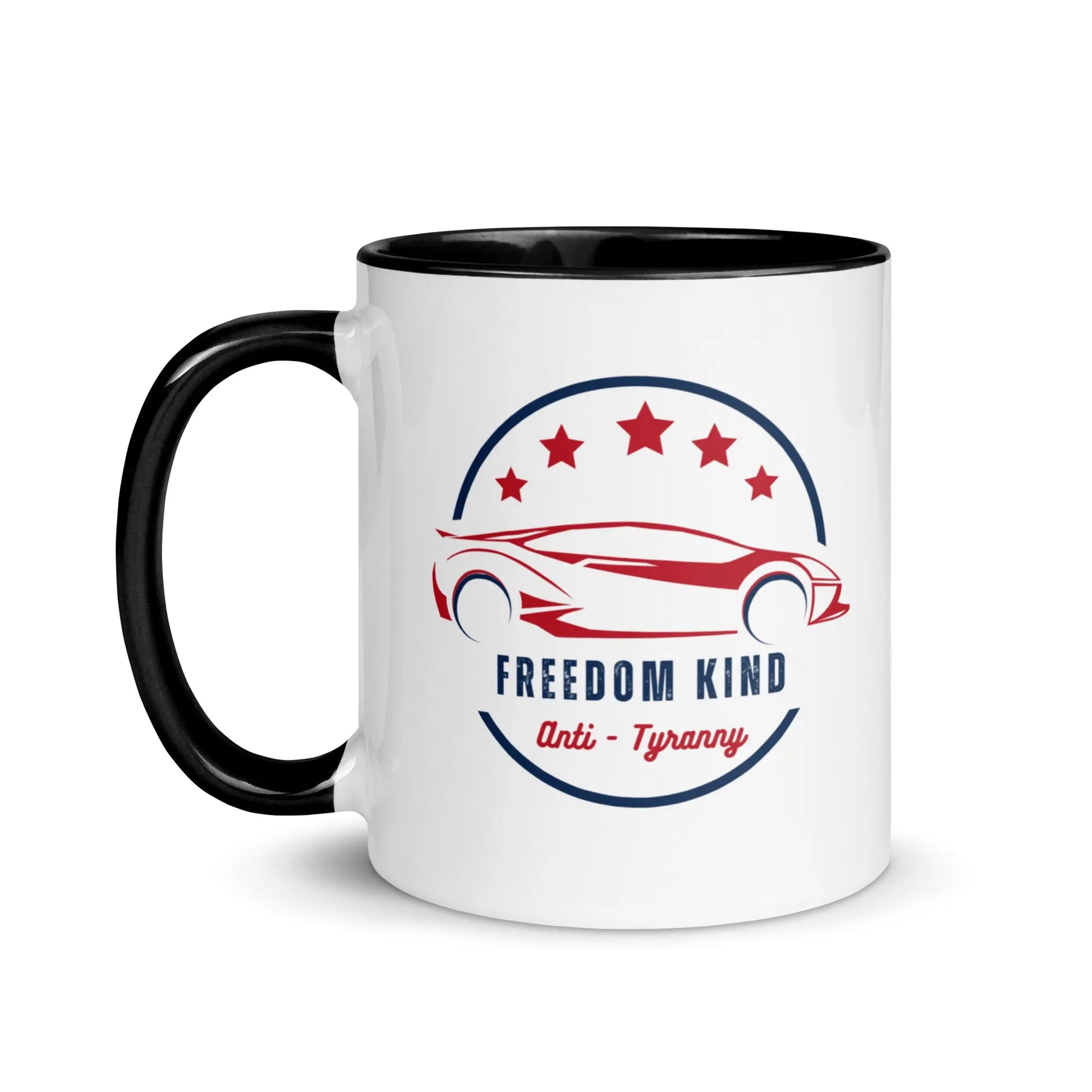 Anti - Tyranny Racing Sports Car | Mug with Color Inside - Image #16