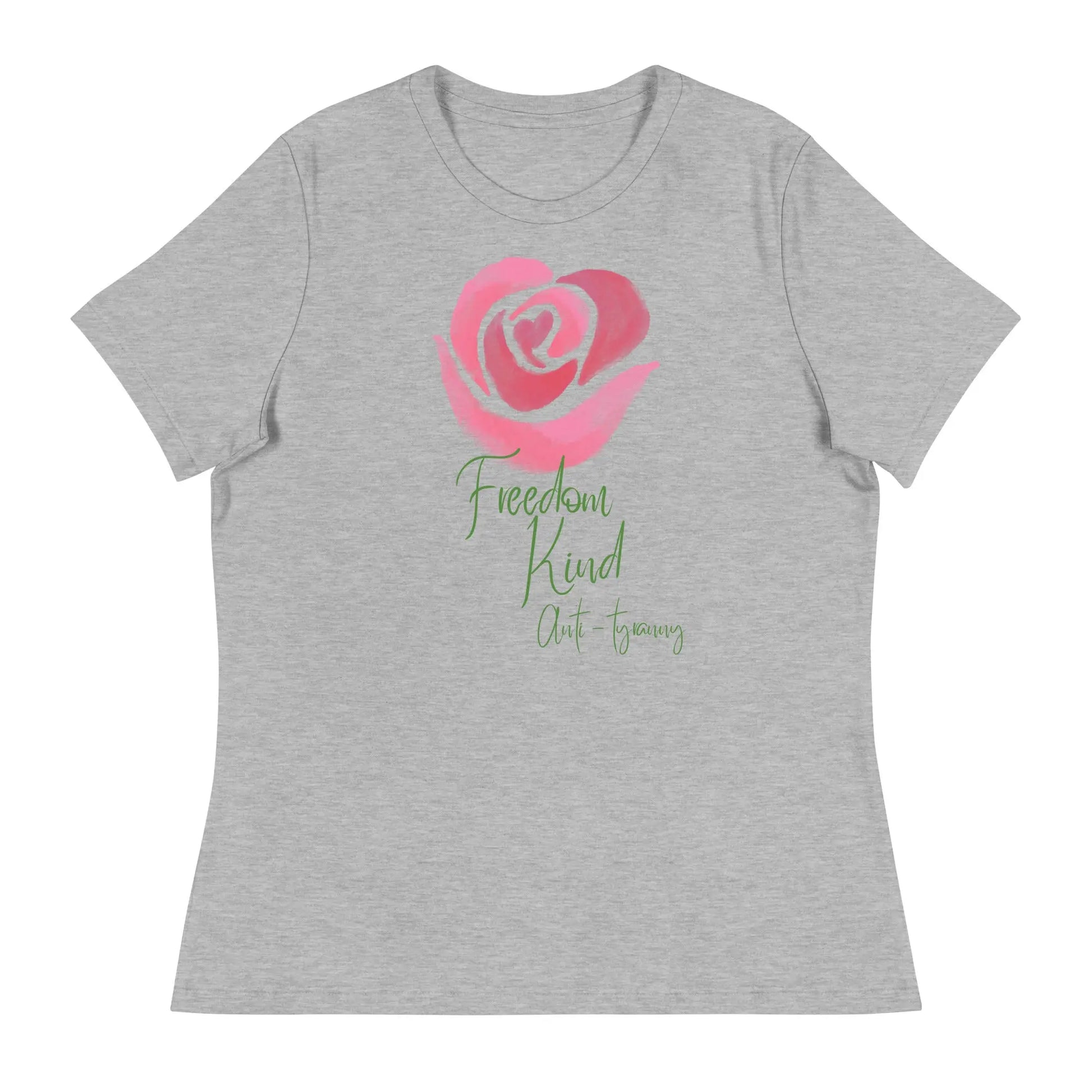 Women's Relaxed T-Shirt with Rose Design | Freedom Kind Apparel - Image #19