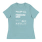 Women's Relaxed T-Shirt: 100% Human Kind | Freedom Kind Apparel - Image #19
