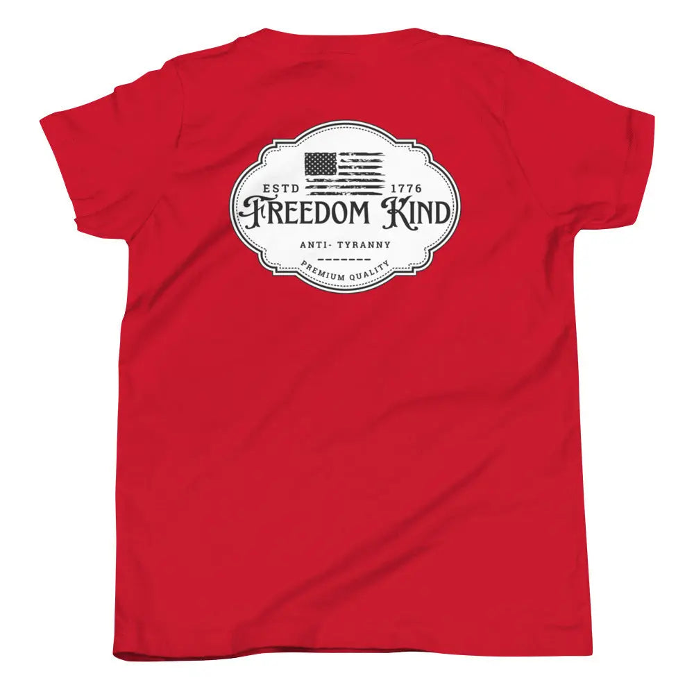 Anti-Tyranny 'Premium Quality' Youth Short Sleeve T-Shirt | Freedom Kind Apparel - Image #11
