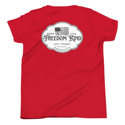 Anti-Tyranny 'Premium Quality' Youth Short Sleeve T-Shirt | Freedom Kind Apparel - Image #11