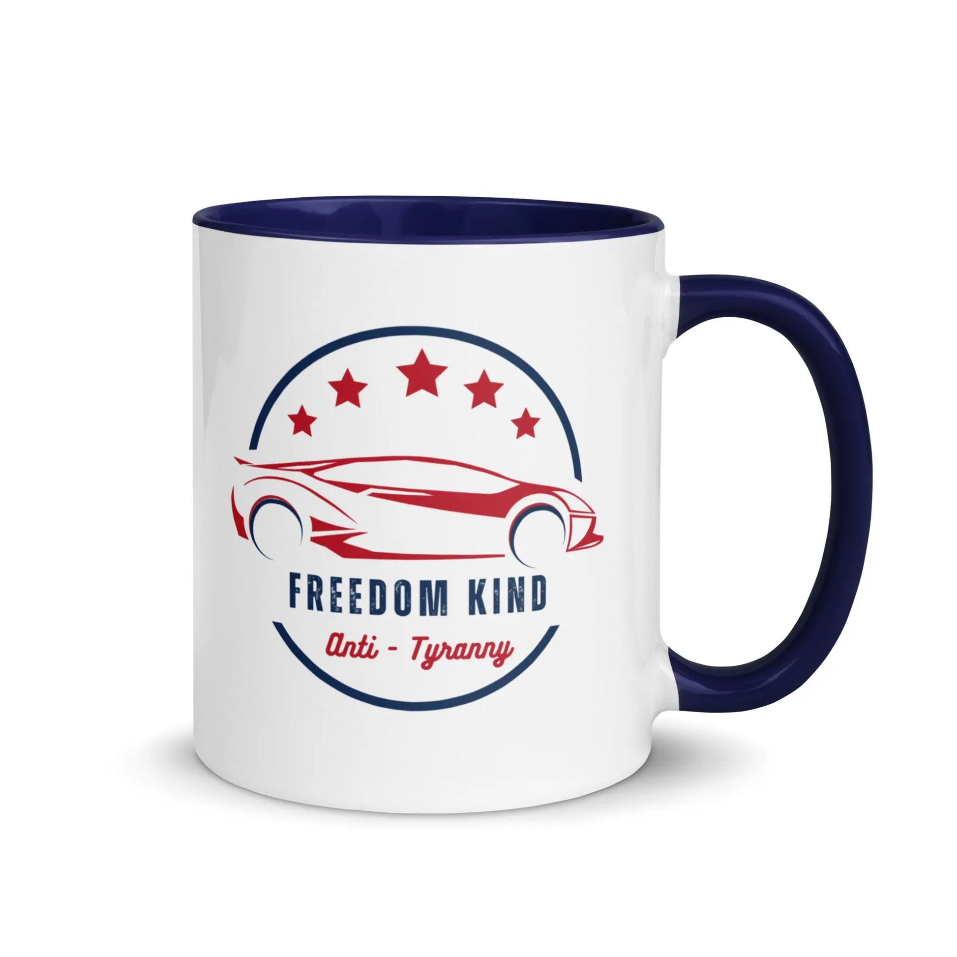 Anti - Tyranny Racing Sports Car | Mug with Color Inside - Image #19