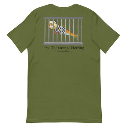 Political Commentary T-shirt: 'Free The Orange Herring' | Freedom Kind Apparel - Image #3
