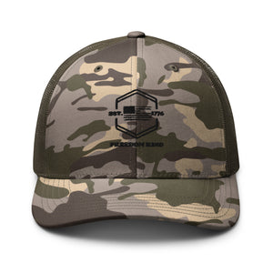 1776 American Flag | Camouflage Trucker Hat