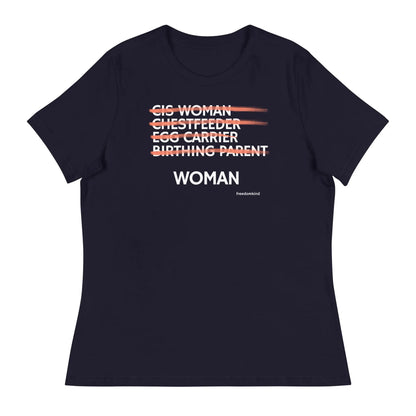 Women's Relaxed T-Shirt: 'Motherhood in Progress' | 'I'm Not Carrying an Egg, It's a Baby!' | Freedom Kind - Image #2