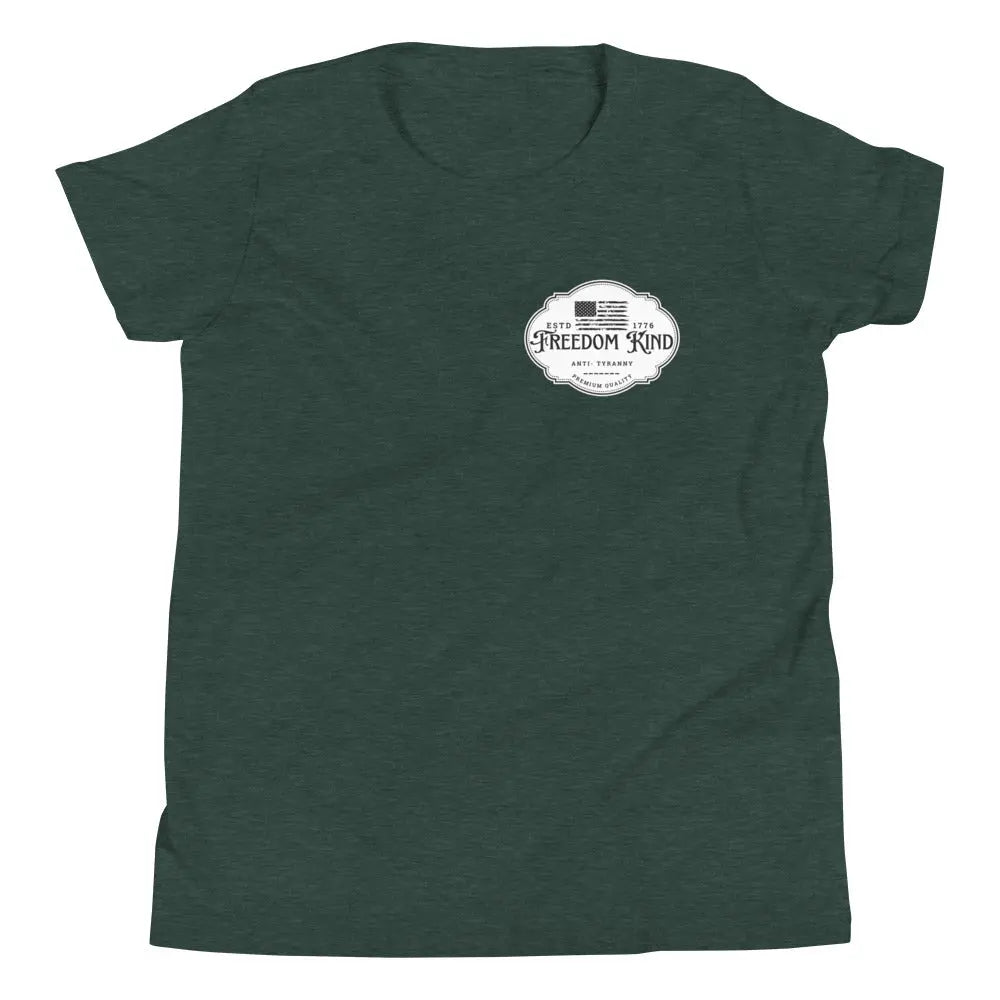 Anti-Tyranny 'Premium Quality' Youth Short Sleeve T-Shirt | Freedom Kind Apparel - Image #17