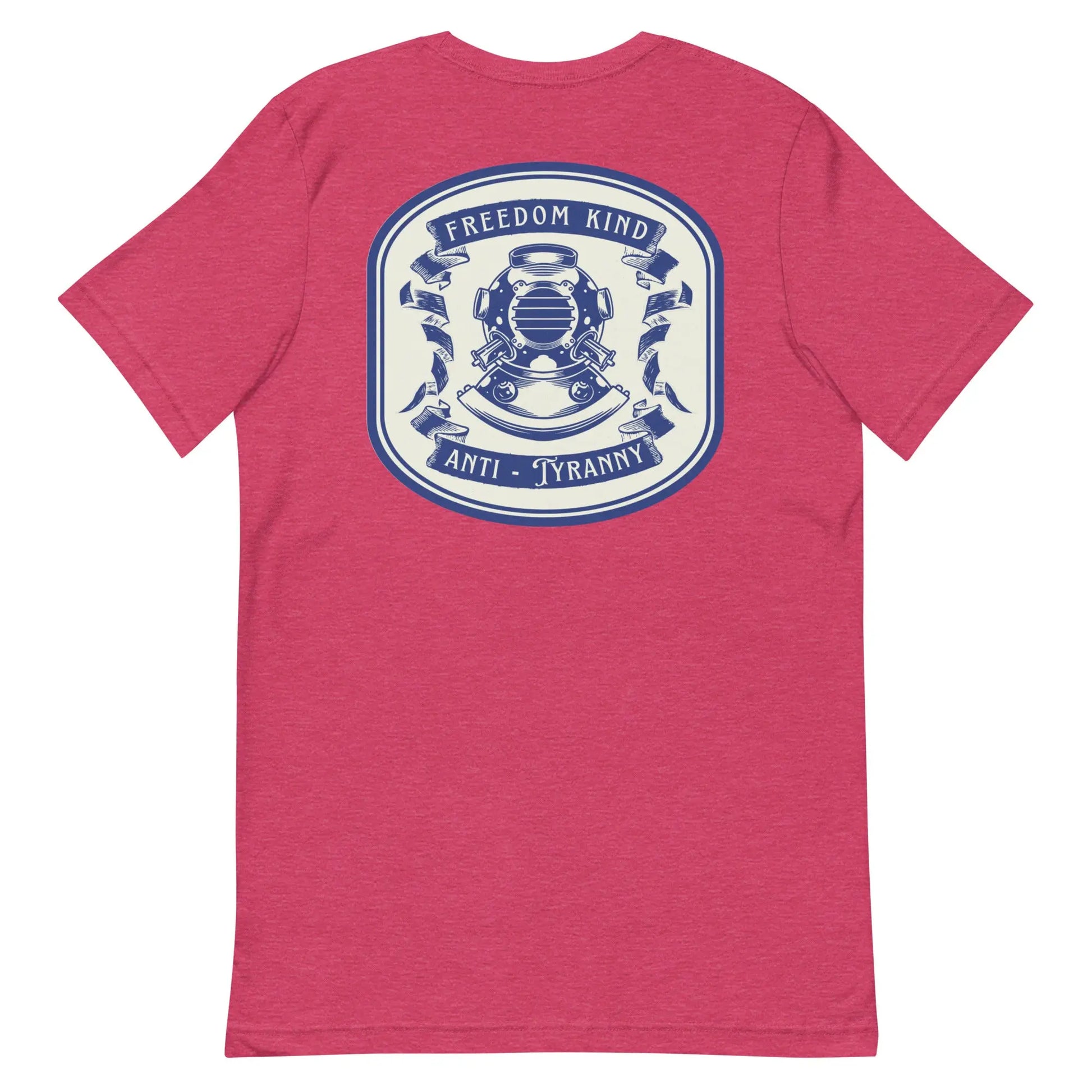 Freedom Kind Anti - Tyranny Vintage Scuba Logo T-shirt - Image #9