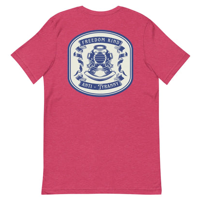 Freedom Kind Anti - Tyranny Vintage Scuba Logo T-shirt - Image #9