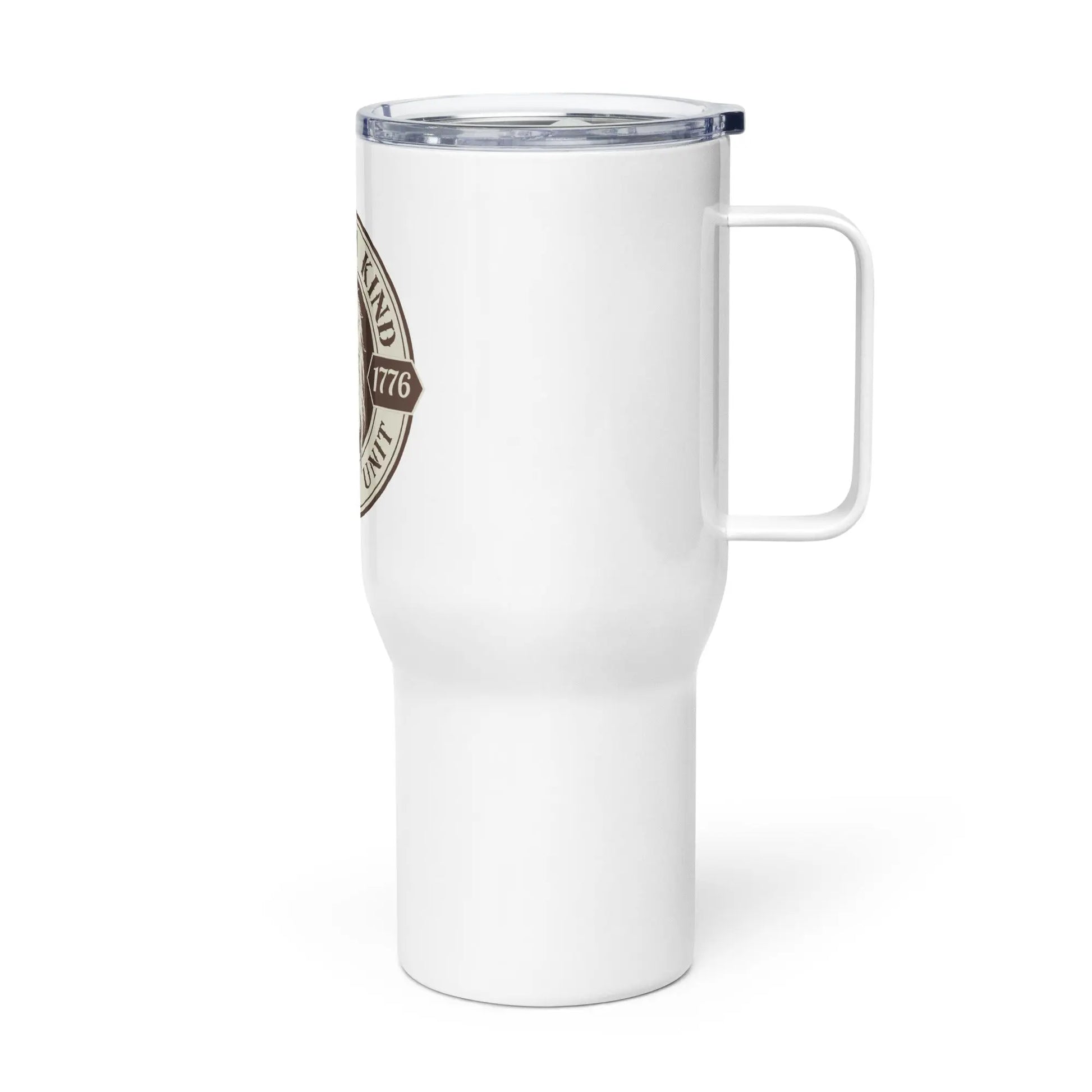 1776 Military Unit Travel Mug with Handle | Freedom Kind - Image #3