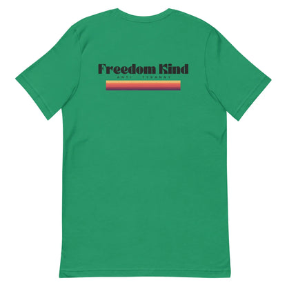 Freedom Kind Anti - Tyranny Sunset Banner T-shirt - Image #11