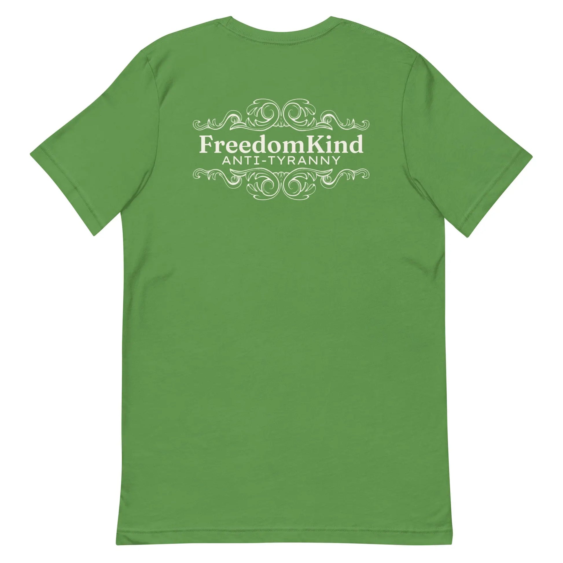 Freedom Kind Anti - Tyranny Scroll Logo T-shirt - Image #14