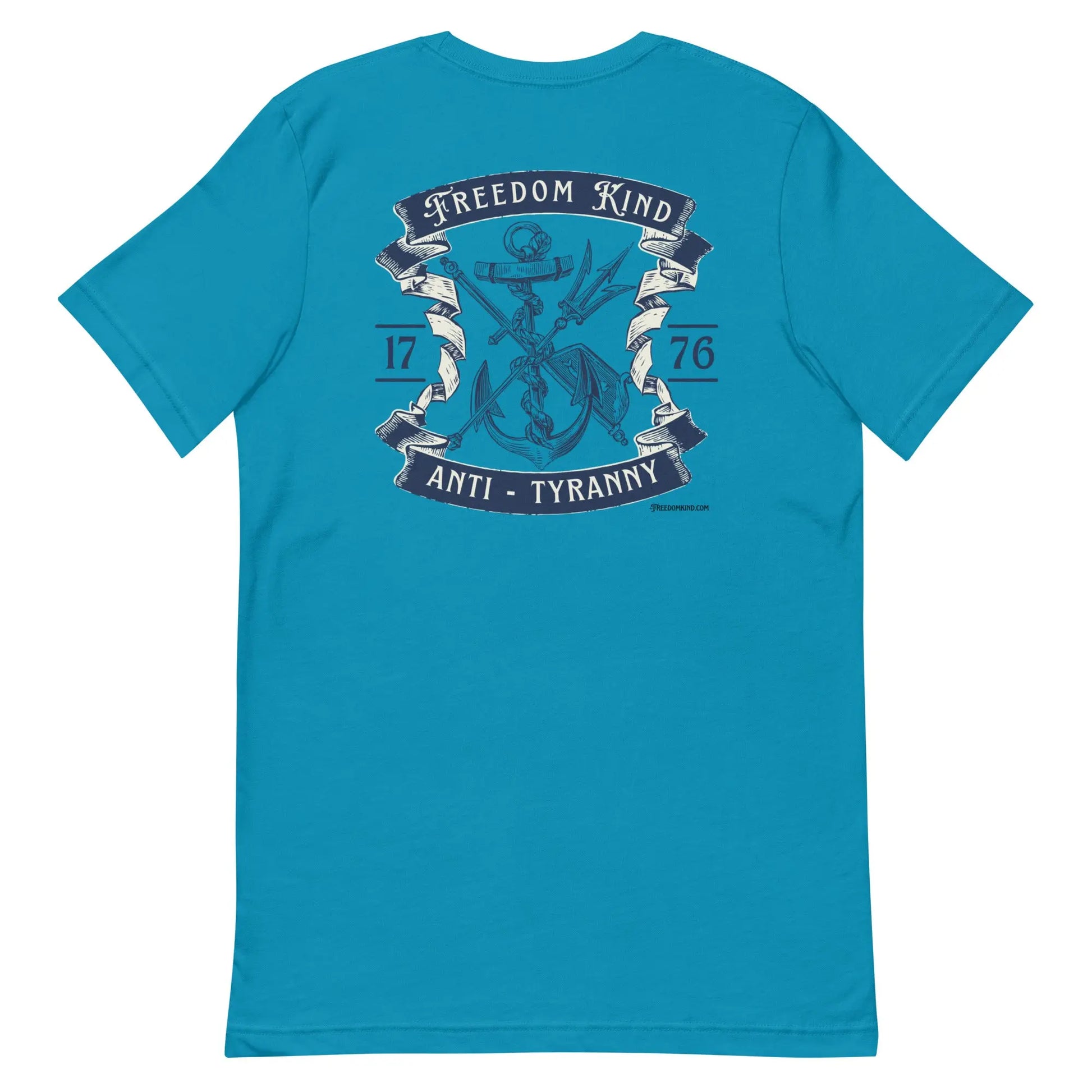 Anti-Tyranny Anchor Trident T-shirt | Freedom Kind Apparel - Image #5