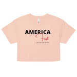 America First 01 | Women’s crop top - Image #8