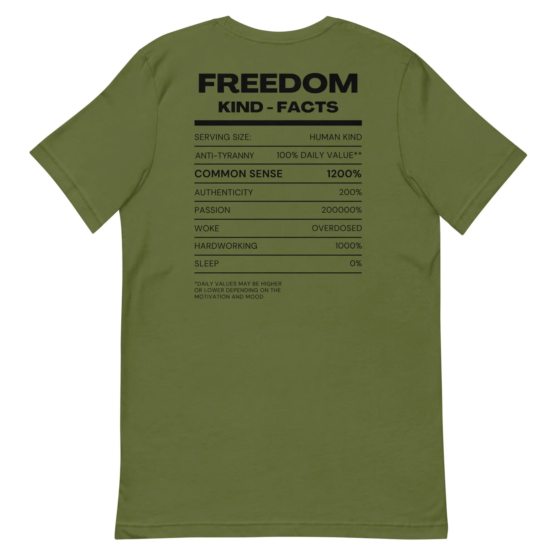 FK Food Label T-shirt | Freedom Kind Apparel - Image #7