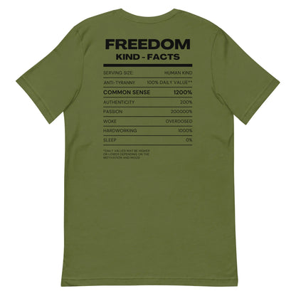 FK Food Label T-shirt | Freedom Kind Apparel - Image #7