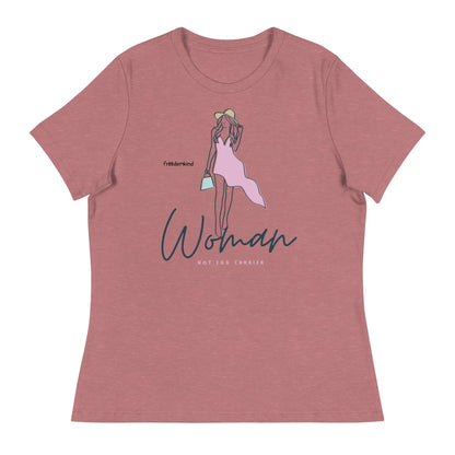 Women's Relaxed T-Shirt: 'Motherhood in Progress' | 'I'm Not Carrying an Egg, It's a Baby!' | Freedom Kind - Image #8