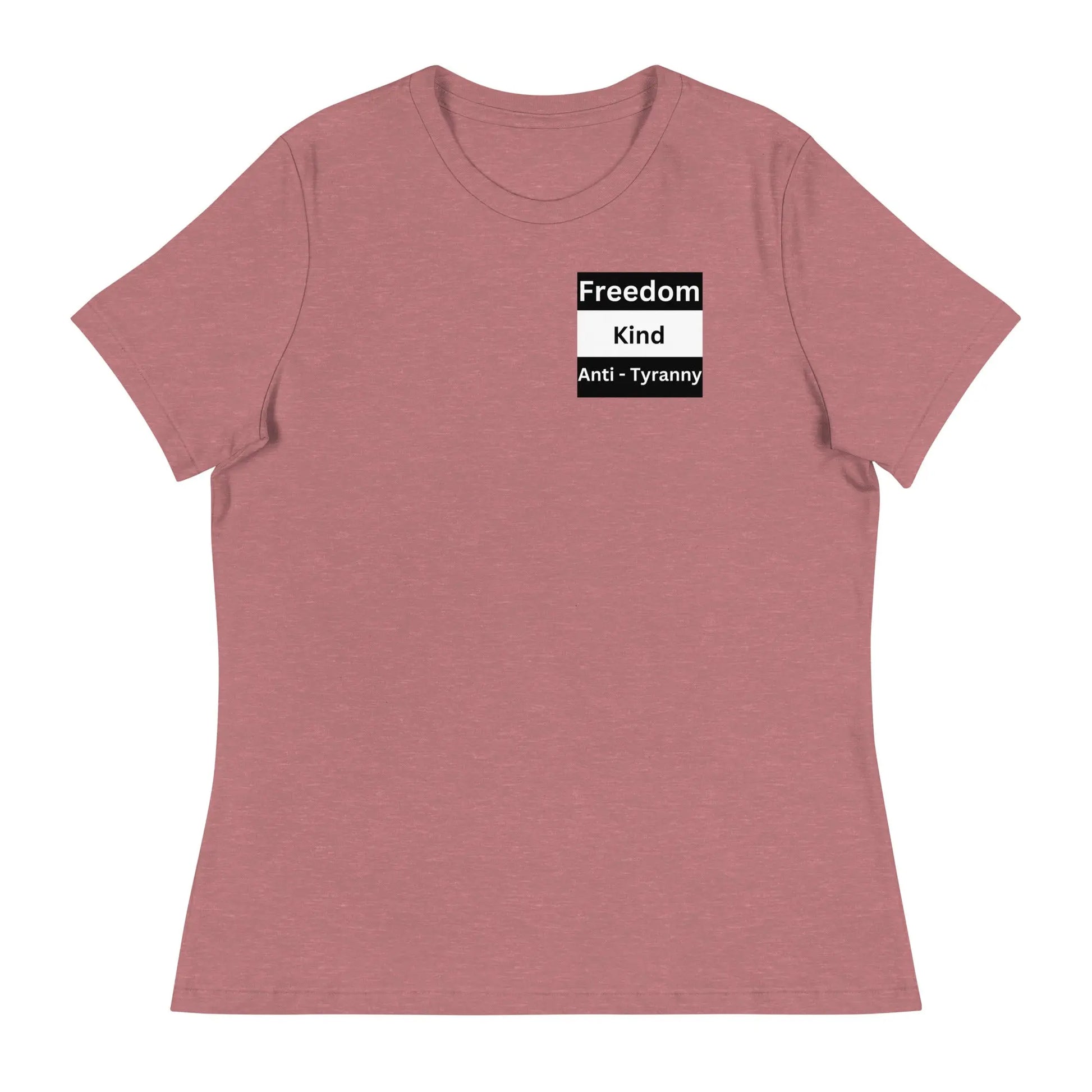 Freedom Kind "Leave Our Kids Alone" Women's Relaxed T-Shirt - Image #20