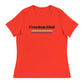 Freedom Kind Anti - Tyranny Sunset Banner Women's Relaxed T-Shirt - Image #8