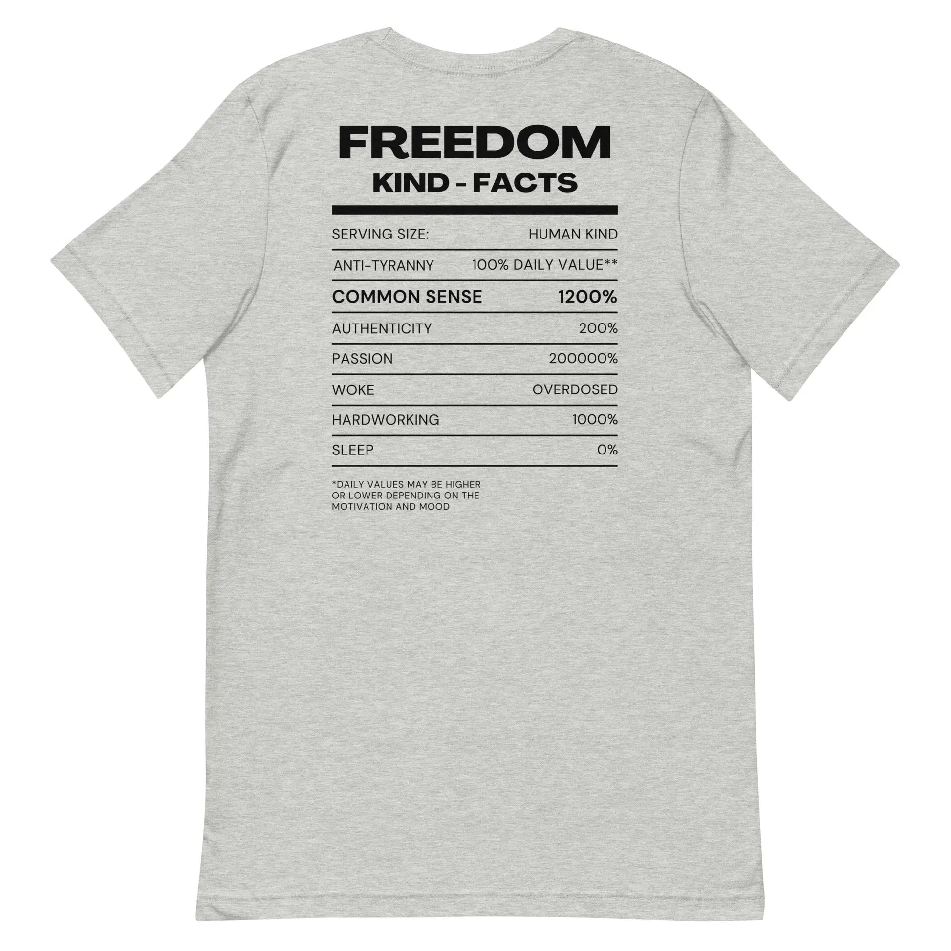 FK Food Label T-shirt | Freedom Kind Apparel - Image #36