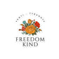 Freedom Kind Anti - Tyranny Spring Flowers Bubble-free stickers - Image #3