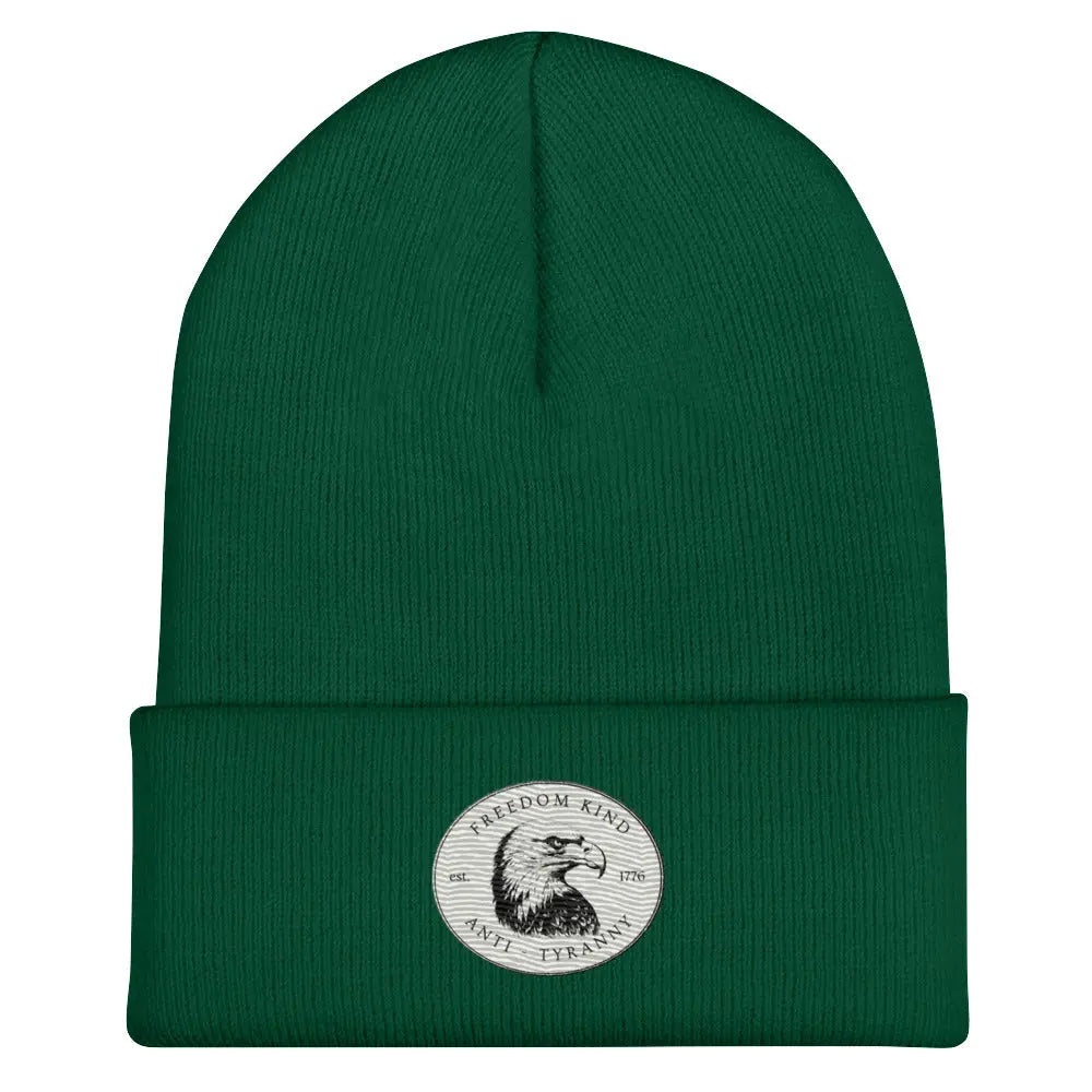 Freedom Kind Bald Eagle Logo Cuffed Beanie - Image #9