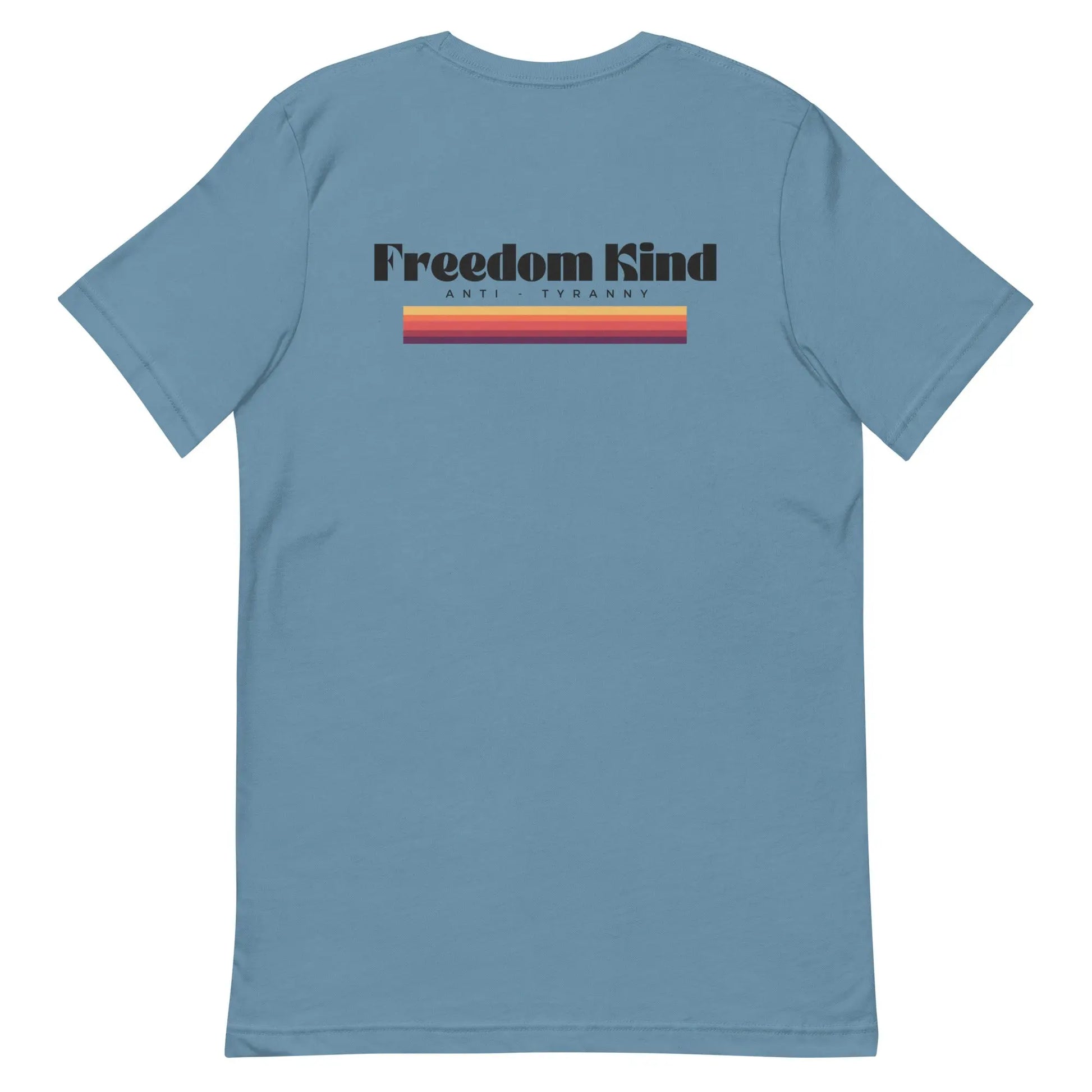 Freedom Kind Anti - Tyranny Sunset Banner T-shirt - Image #13