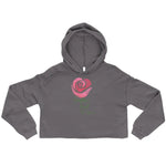 Freedom Kind Anti - Tyranny Rose Women's Crop Hoodie - Image #3