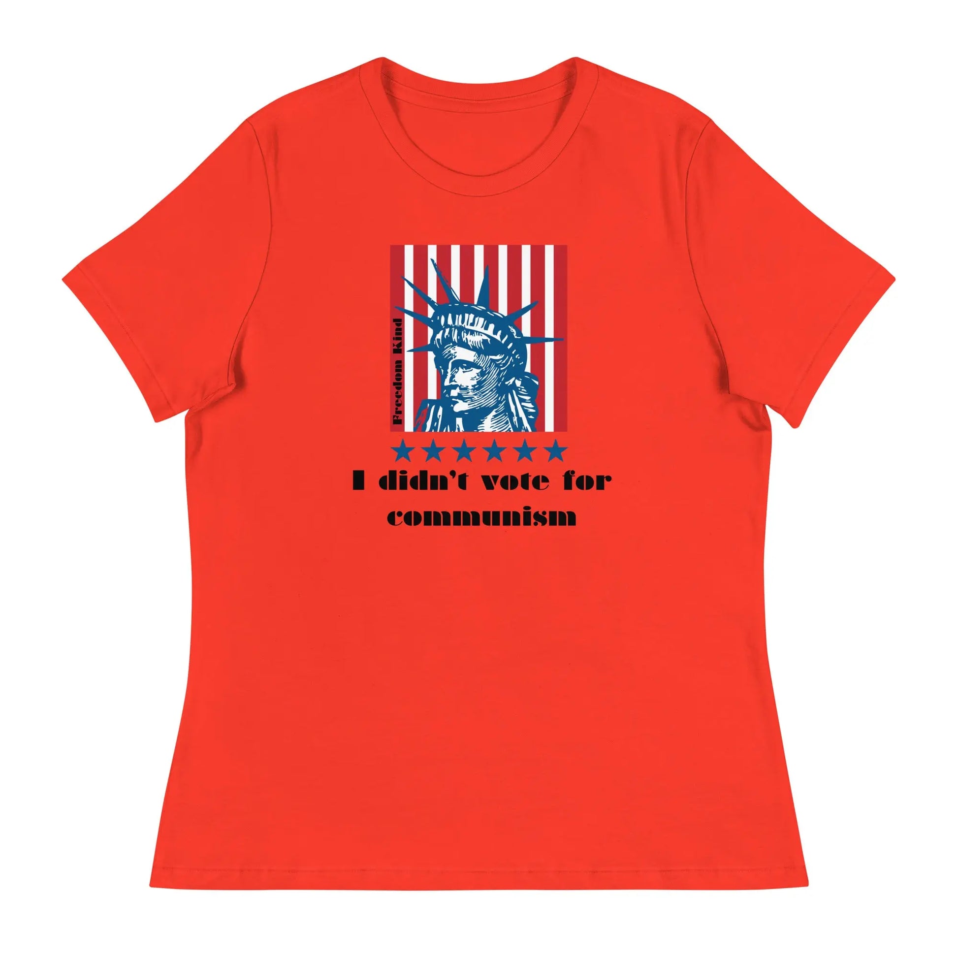 Women's Relaxed T-Shirt: 'I Didn't Vote For Communism' | Freedom Kind - Image #2