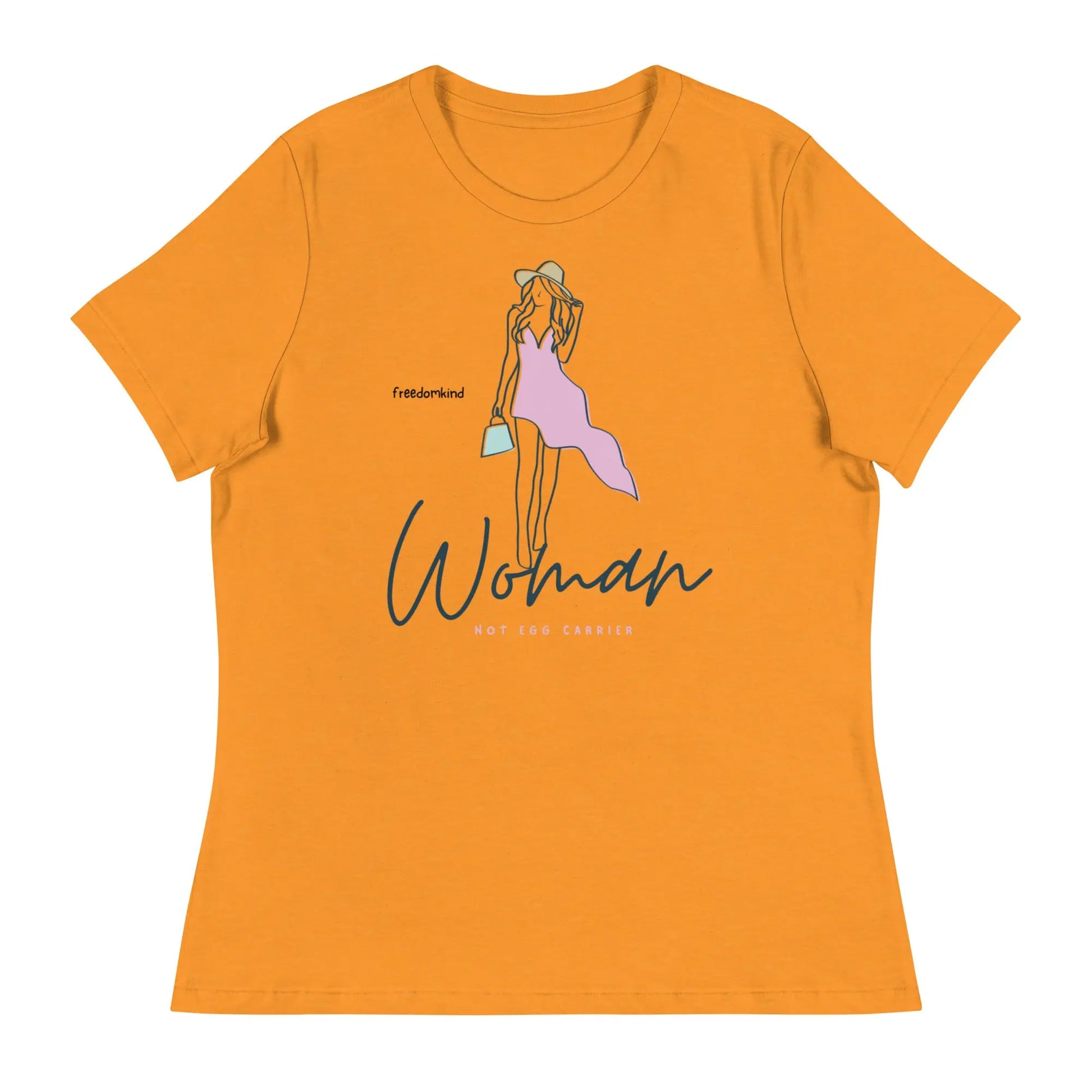 Women's Relaxed T-Shirt: 'Motherhood in Progress' | 'I'm Not Carrying an Egg, It's a Baby!' | Freedom Kind - Image #12