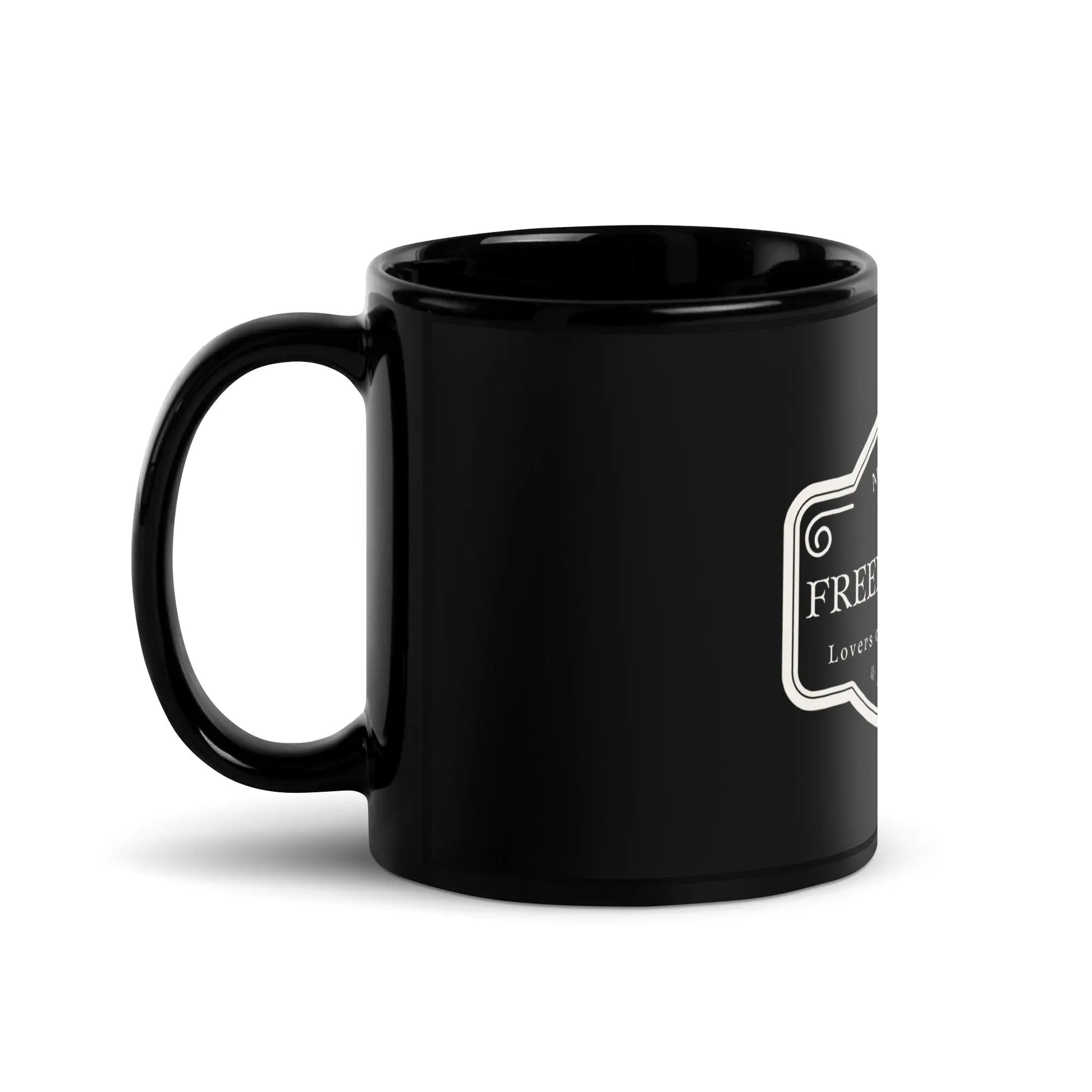 Black Glossy Mug: 'Lovers of The Constitution' | Freedom Kind - Image #2