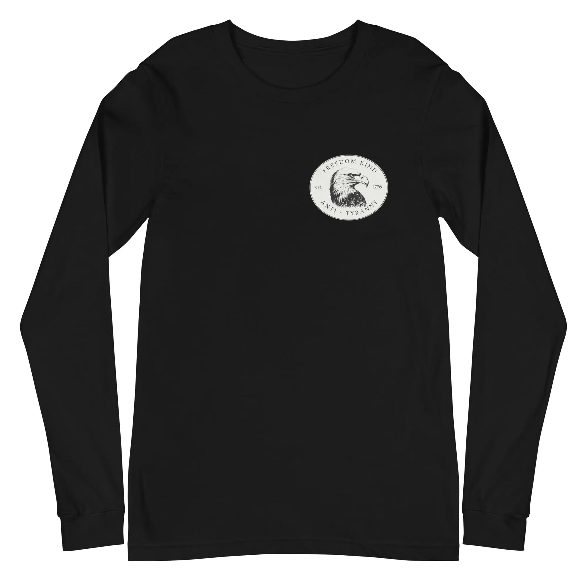 Freedom Kind Bald Eagle Logo Long Sleeve Tee - Image #2