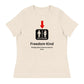 Just a Restroom Sign Women's Relaxed T-Shirt | Freedom Kind Apparel - Image #19