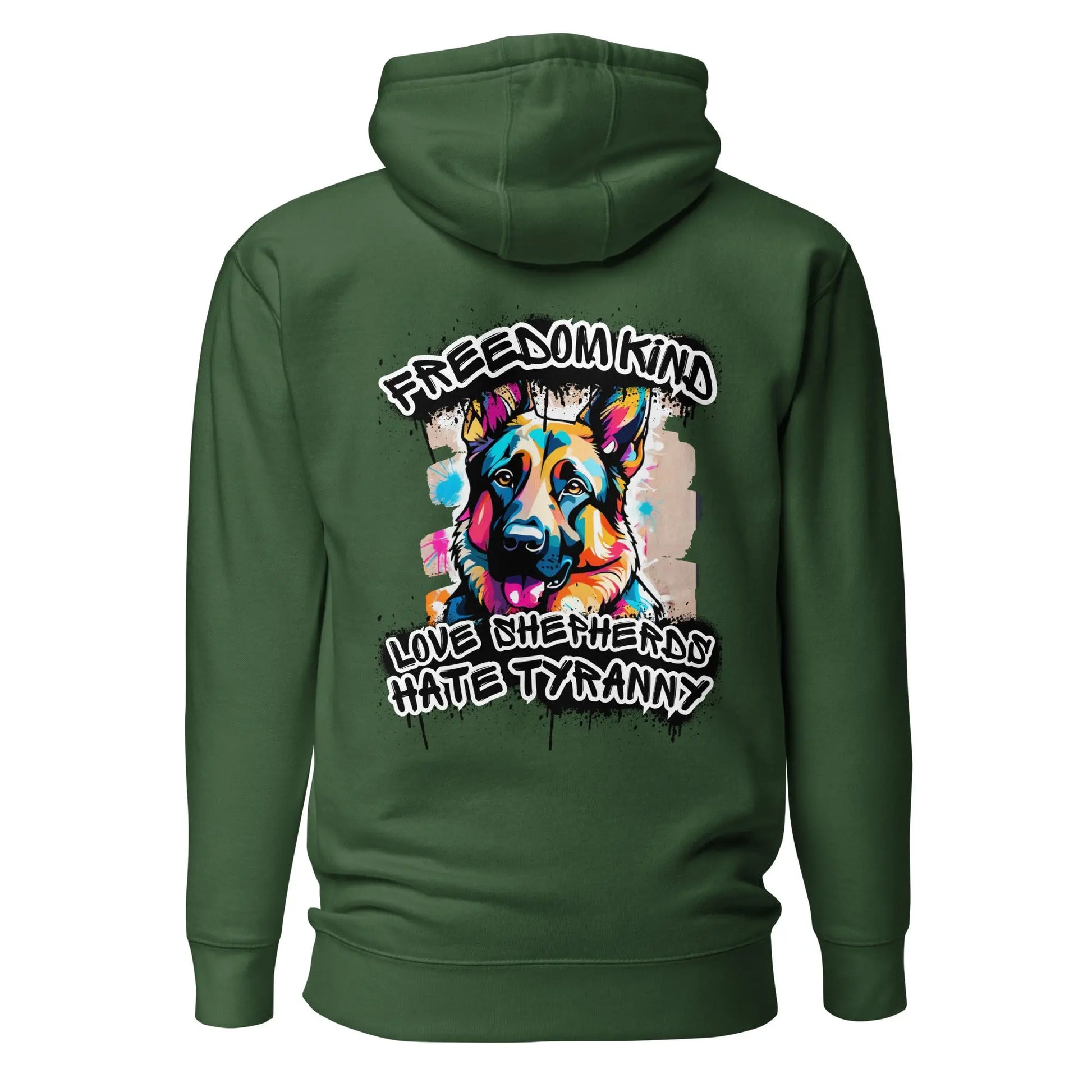 Love German Shepherds, Hate Tyranny | Men's Hoodie - Image #14