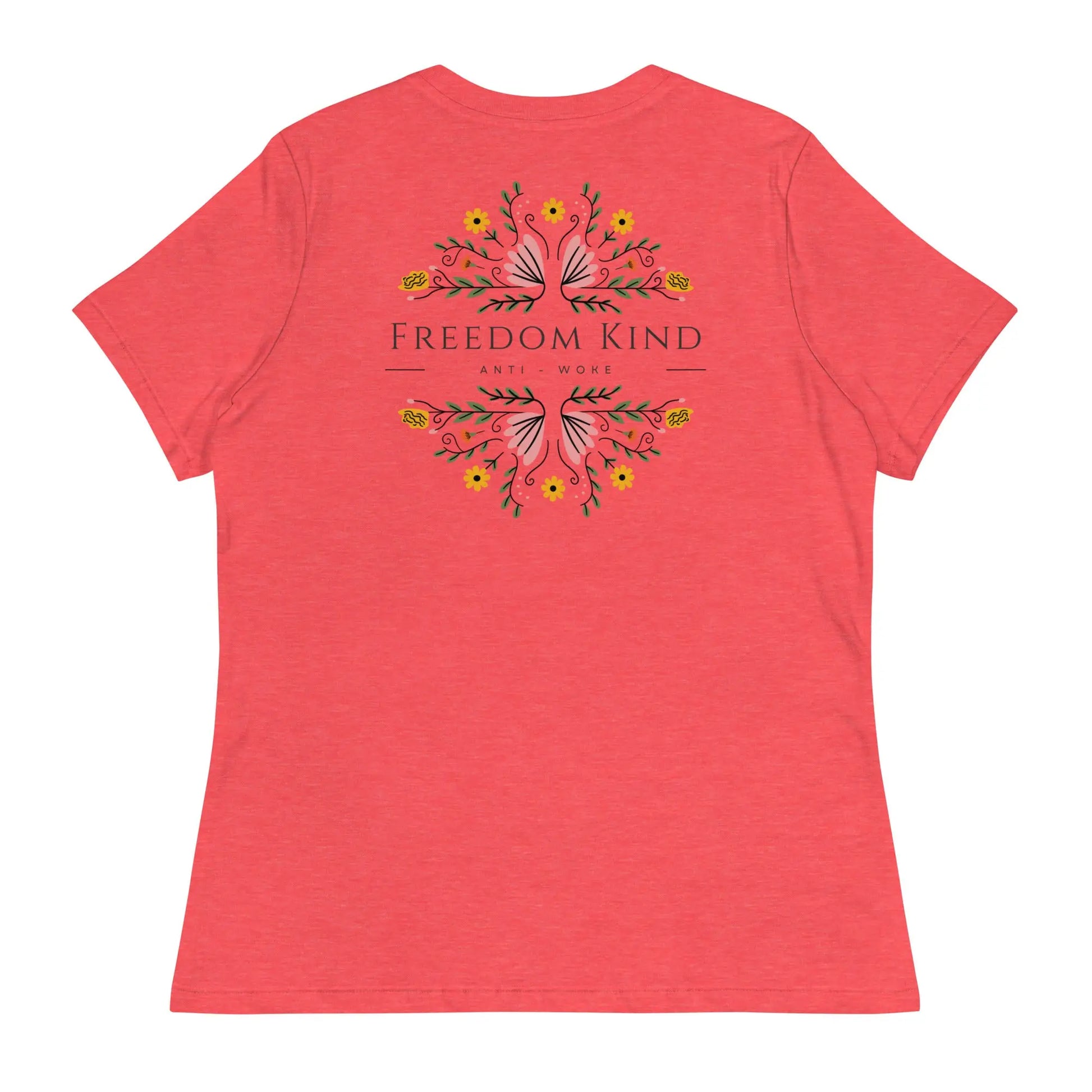 Freedom Kind Anti - Woke Women's Relaxed T-Shirt - Image #9