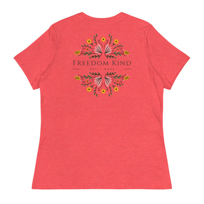 Freedom Kind Anti - Woke Women's Relaxed T-Shirt - Image #9