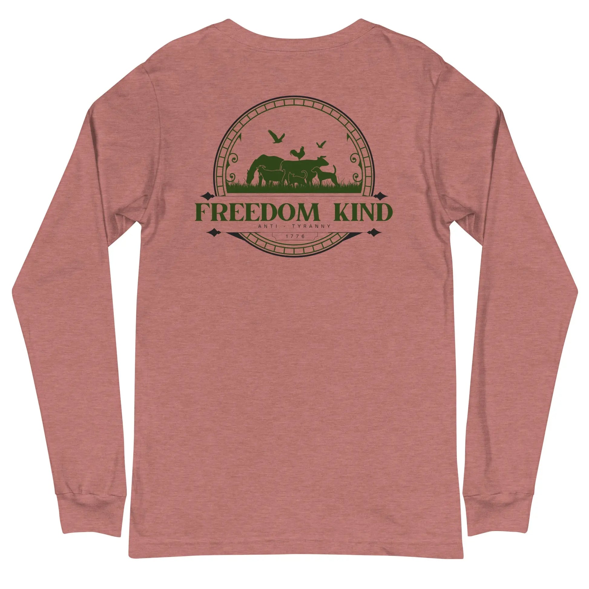 Unisex Long Sleeve Tee: Farm Theme | Freedom Kind Apparel - Image #9