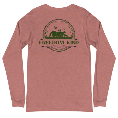 Unisex Long Sleeve Tee: Farm Theme | Freedom Kind Apparel - Image #9