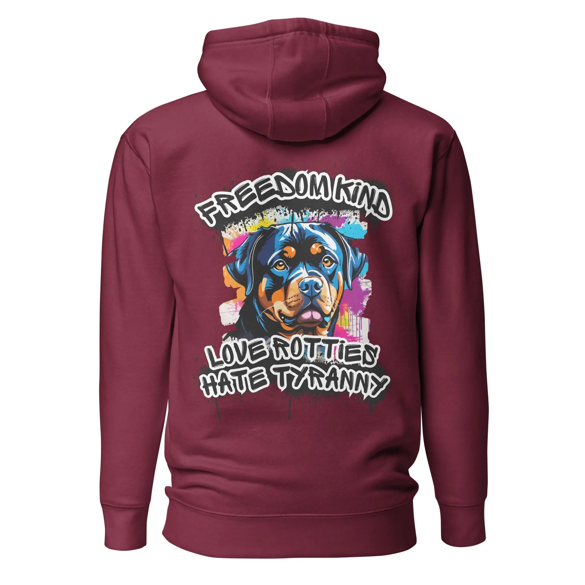 Love Rotties, Hate Tyranny | Men's Hoodie - Image #7