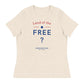 Land Of The Free ? Women's Relaxed T-Shirt | Freedom Kind Apparel - Image #23