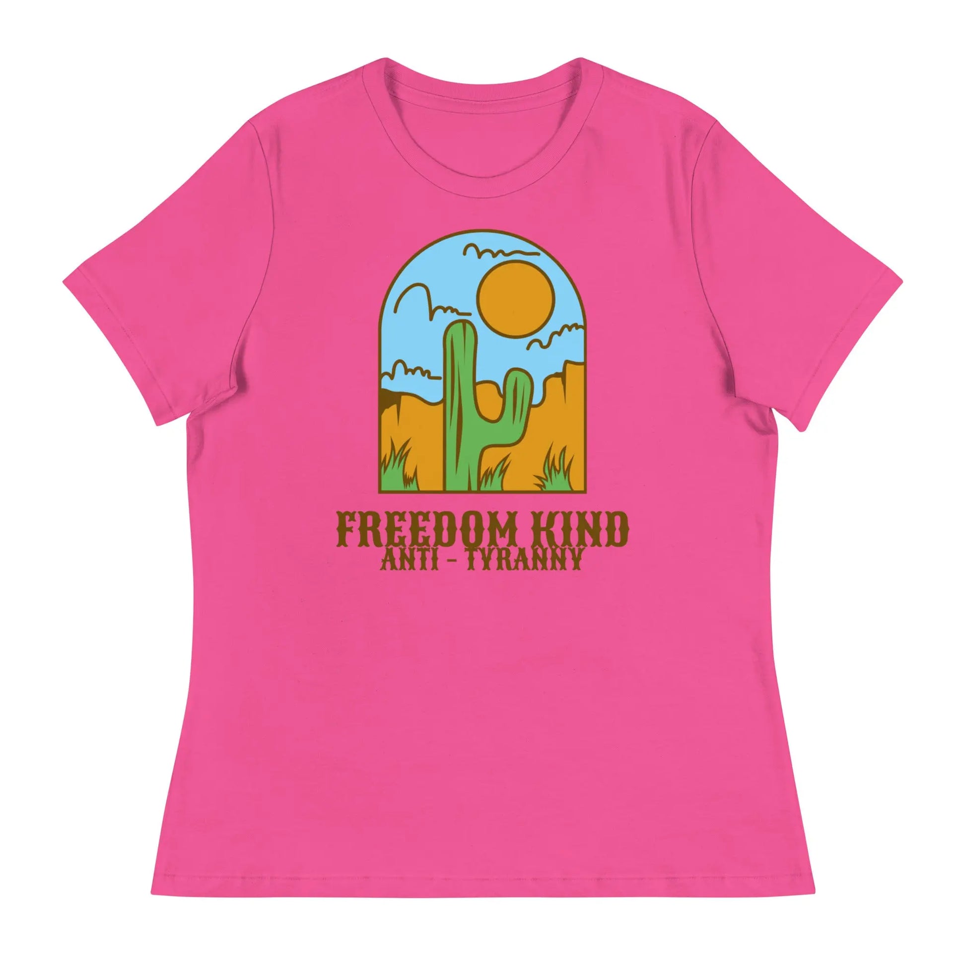 Cactus Women's Relaxed T-Shirt | Freedom Kind Apparel - Image #9