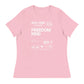 Women's Relaxed T-Shirt: 100% Human Kind | Freedom Kind Apparel - Image #27